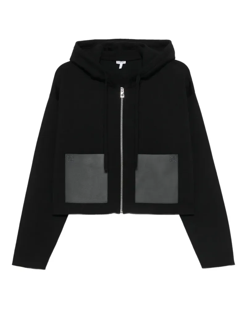Loewe Kapuzenjacke mit Reißverschluss - Schwarz Schwarz