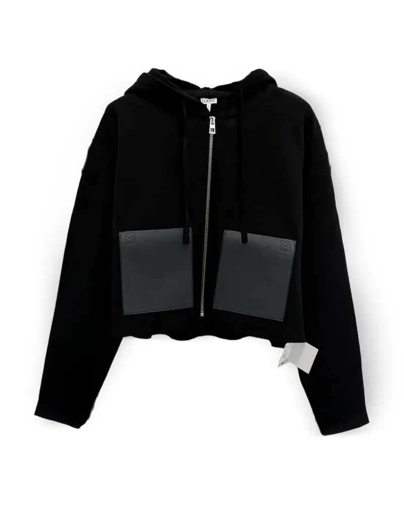 Loewe Kapuzenjacke mit Reißverschluss - Schwarz Schwarz