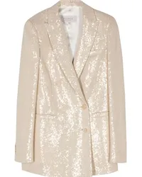 Peserico Doppelreihiger Blazer mit Pailletten Gold