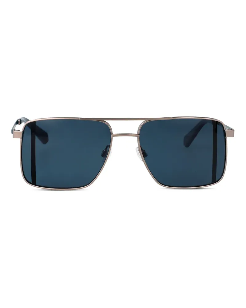 Calvin Klein Sonnenbrille mit eckigem Gestell - Grau Grau
