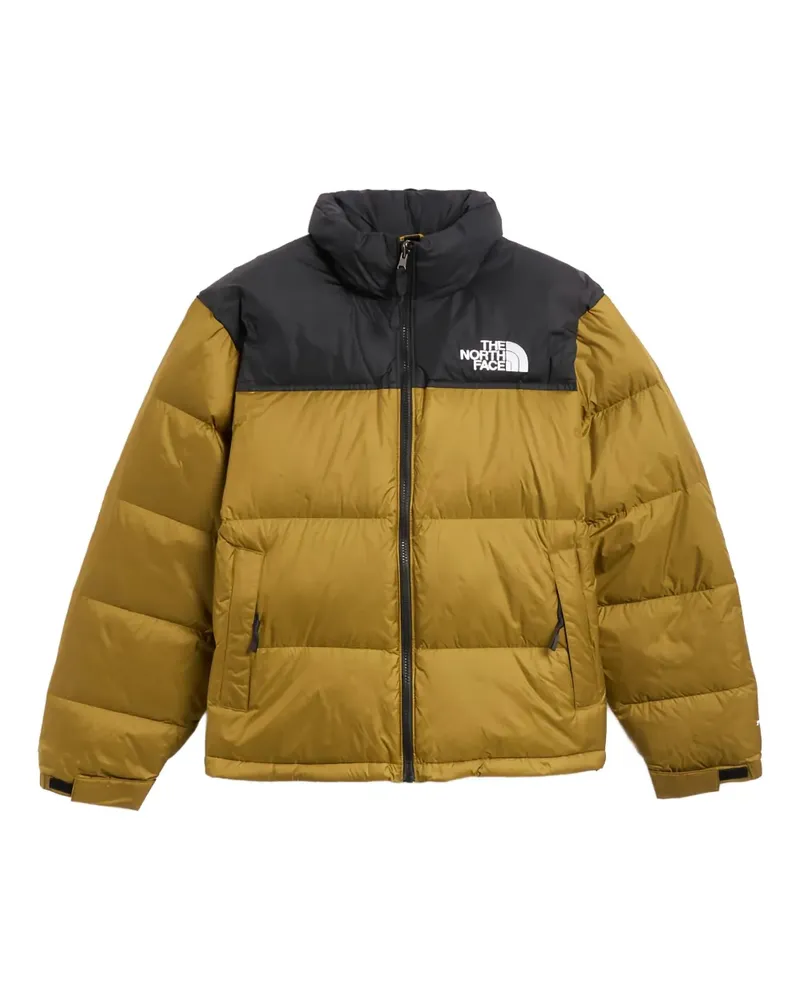 The North Face 1996 zweifarbige Steppjacke - Grün Grün