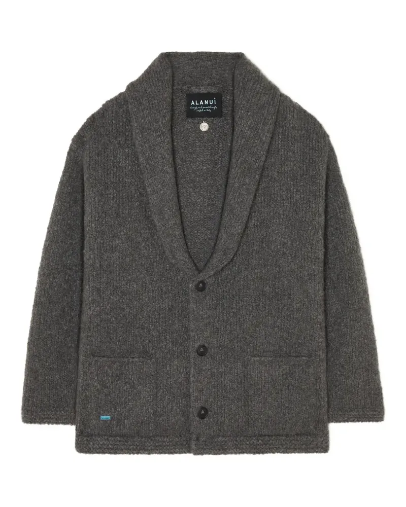Alanui Finest Cardigan mit Schalkragen - Grau Grau