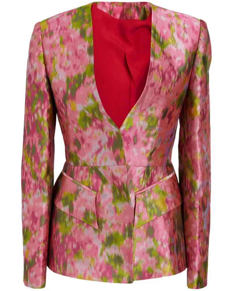 DEL CORE Sakko mit Print - Rosa Rosa
