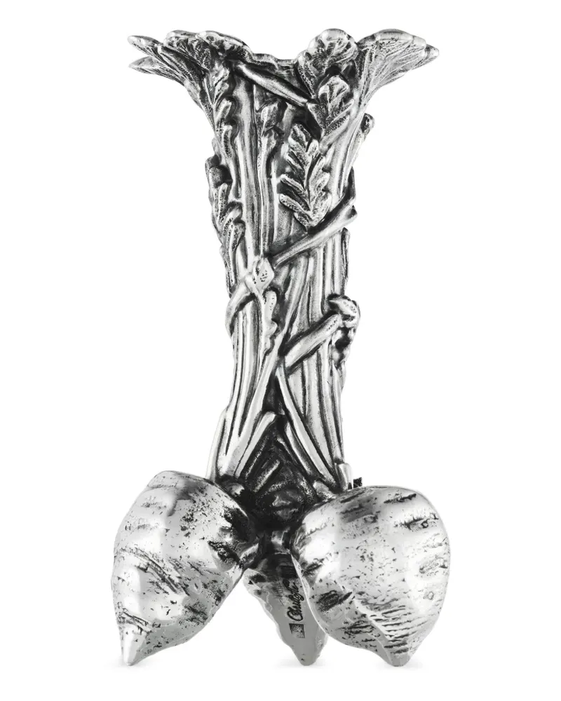 Christofle Bunch of Carrots Vase (10,6cm x 6cm) - Silber Silber