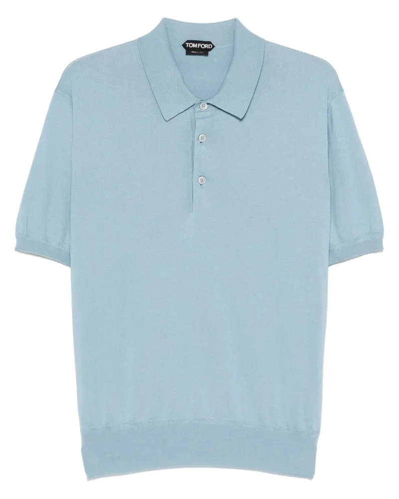 Tom Ford Klassisches Poloshirt - Blau Blau