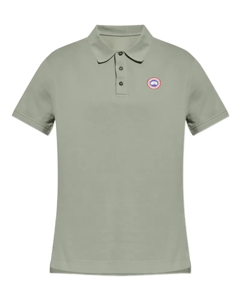 Canada Goose Poloshirt mit Logo-Patch - Grün Grün