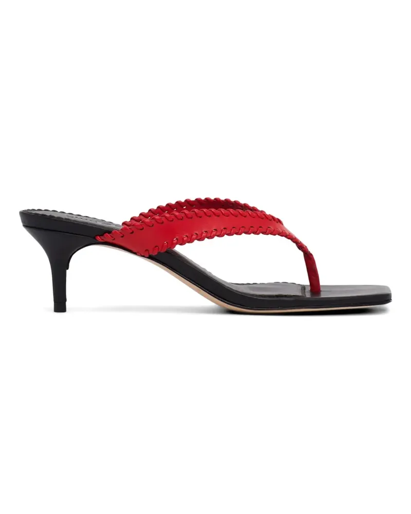 Cinq à Sept Frankie Sandalen mit Kitten-Heel-Absatz - Schwarz Schwarz