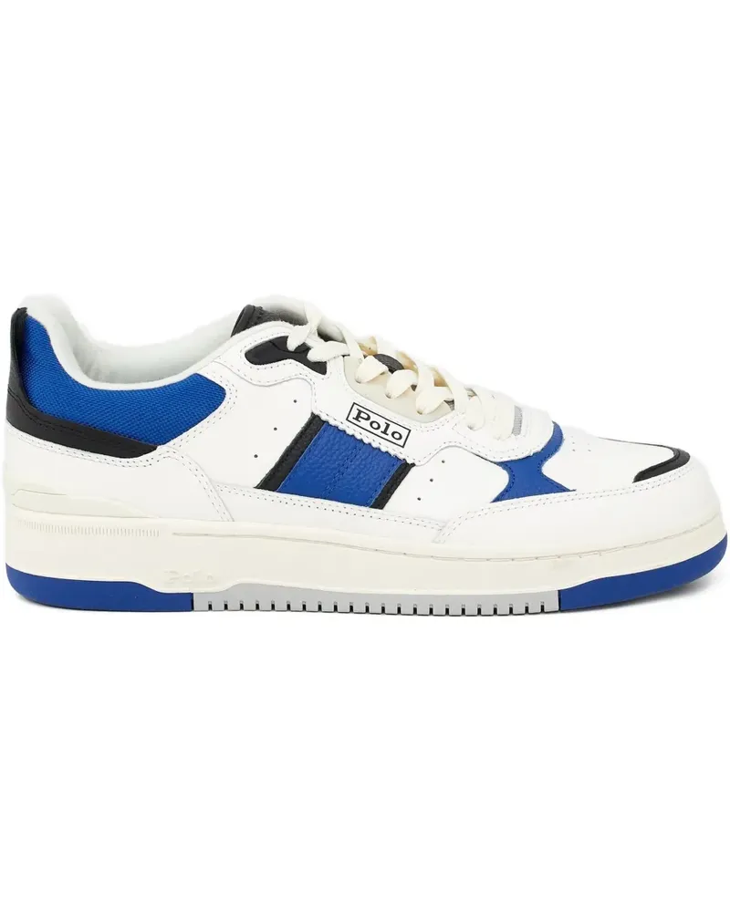 Ralph Lauren embossed masters sport sneakers - Weiß Weiß
