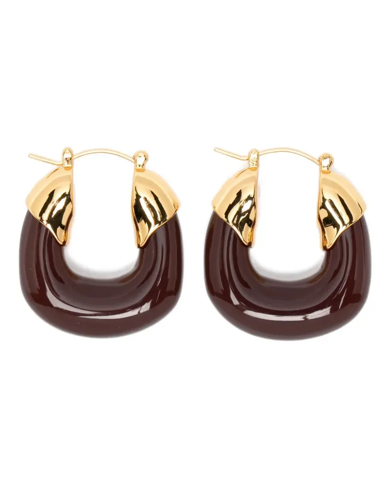 Lizzie Fortunato Mini Creolen aus Bio-Material - Gold Gold