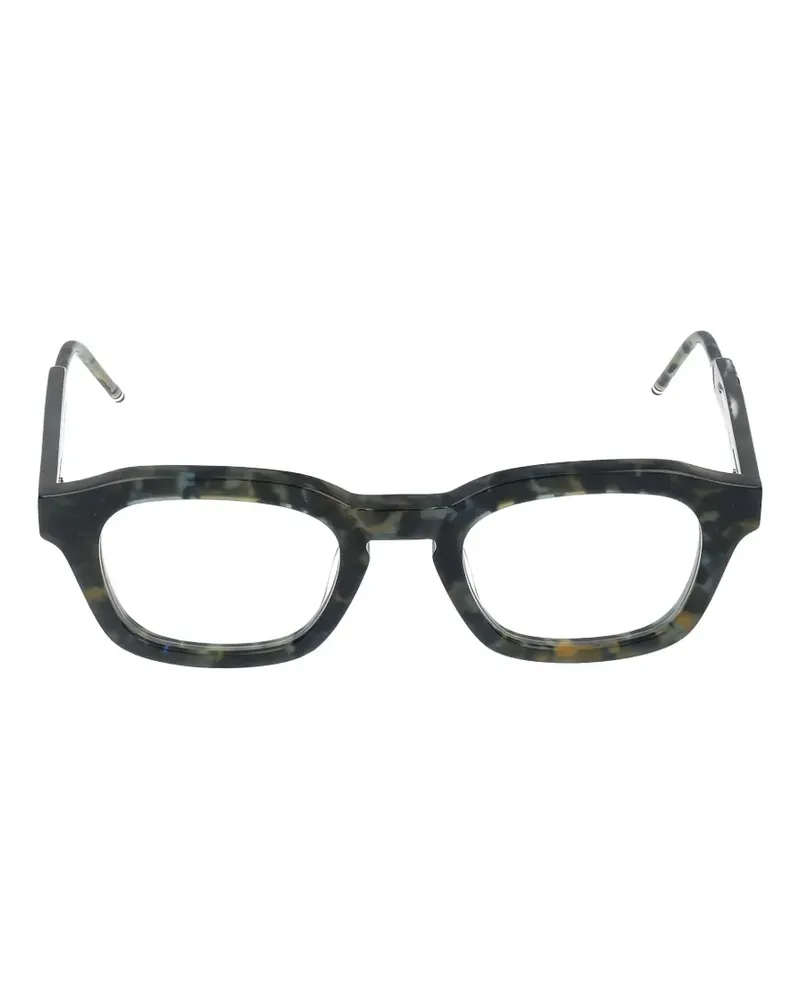 Thom Browne tortoiseshell-effect glasses - Blau Blau