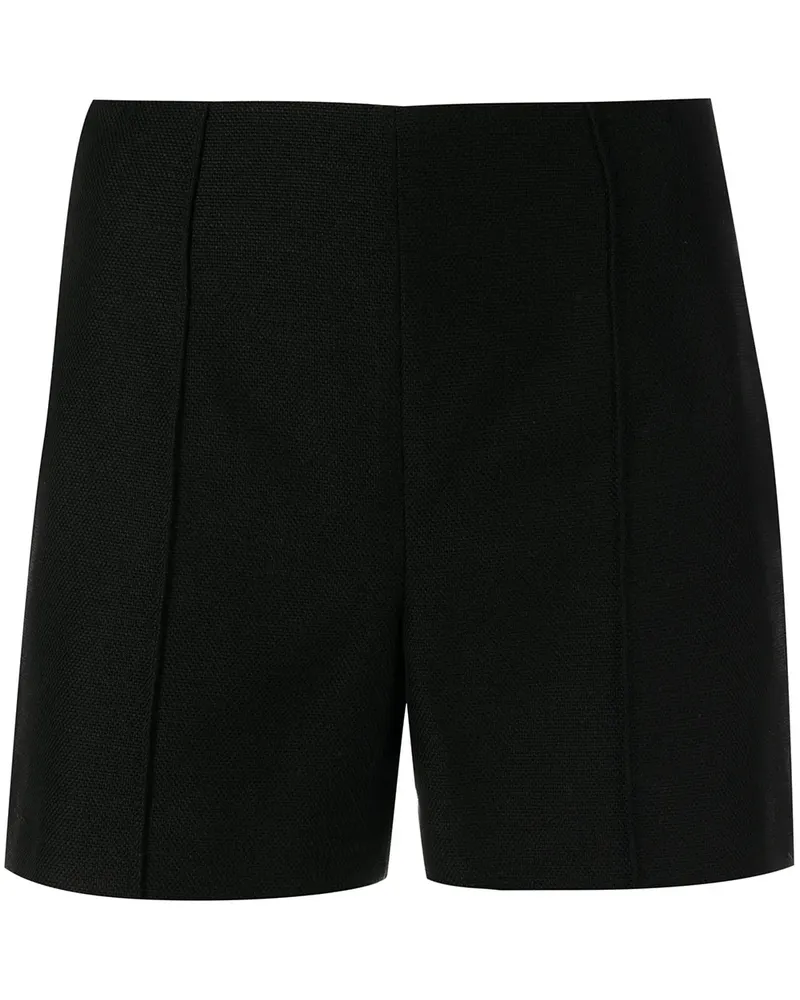 Vince Sculptural Panama Shorts - Schwarz Schwarz
