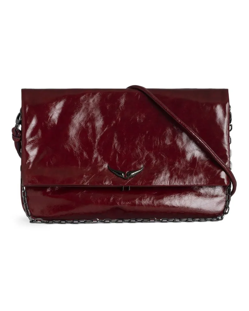 Zadig & Voltaire XL Rock Eternal Clutch Rot