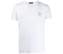 Versace T-Shirt mit Medusa-Print Weiß