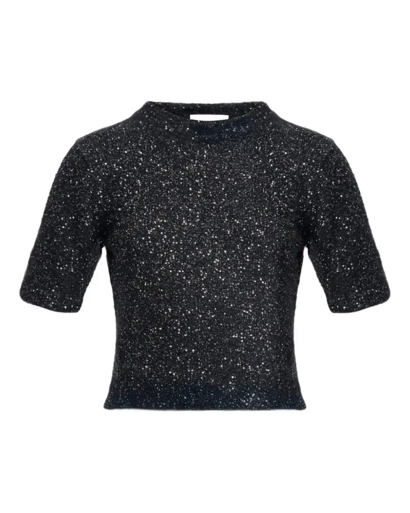Erdem cropped T-shirt - Schwarz Schwarz