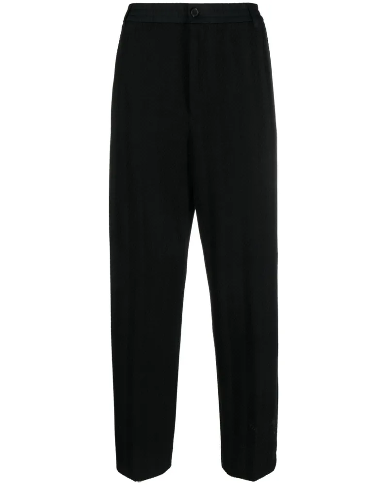 Missoni Gerade Hose mit Zickzackmuster - Schwarz Schwarz