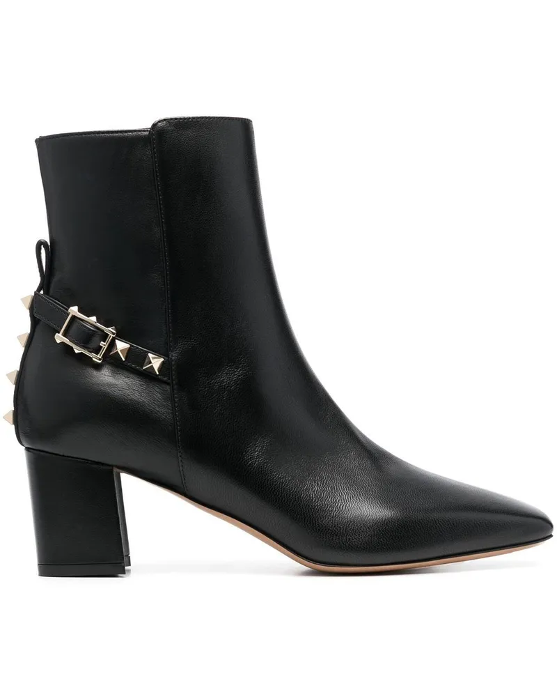 Valentino Garavani Rockstud Stiefeletten Schwarz