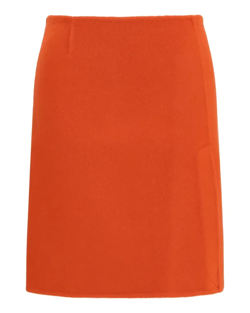 P.A.R.O.S.H. P.A.R.O H. Minirock aus Wolle - Orange Orange