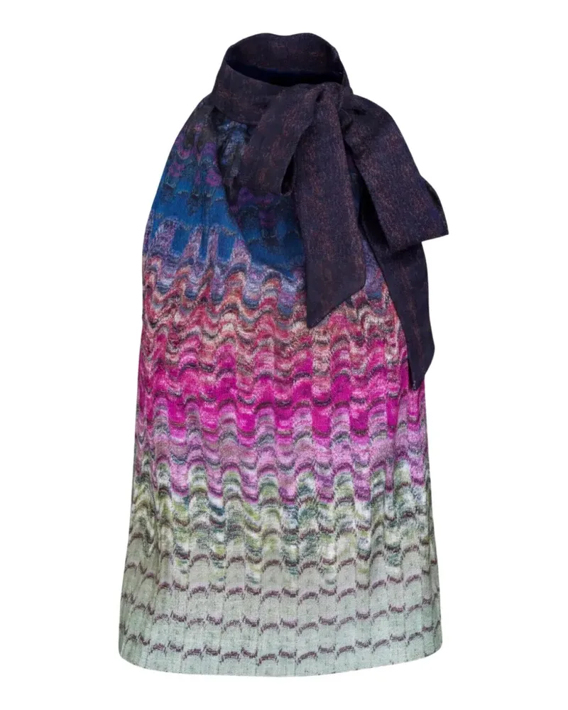 Missoni Oberteil mit changierendem Kaleidoskop-Motiv - Rosa Rosa