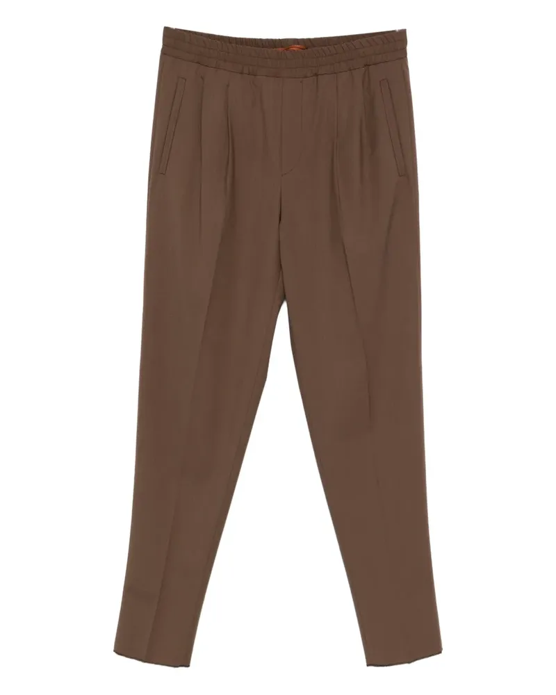 Ermenegildo Zegna elasticated trousers - Braun Braun