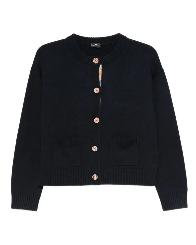 Paul Smith Cardigan mit Kontrastdetails - Blau Blau