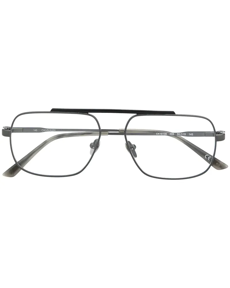 Calvin Klein Eckige CK18106 Brille - Schwarz Schwarz