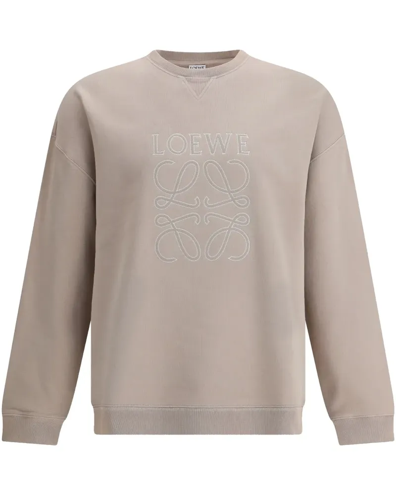 Loewe Sweatshirt mit lockerem Schnitt - Nude Nude