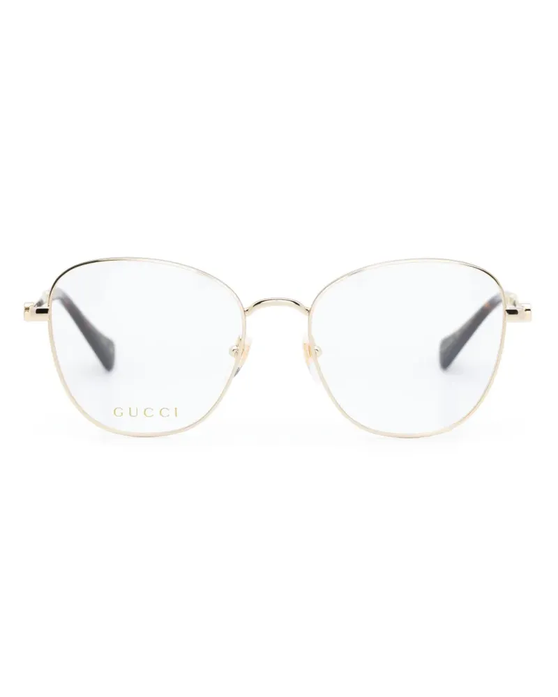 Gucci GG14180 Brille mit eckigem Gestell - Gold Gold