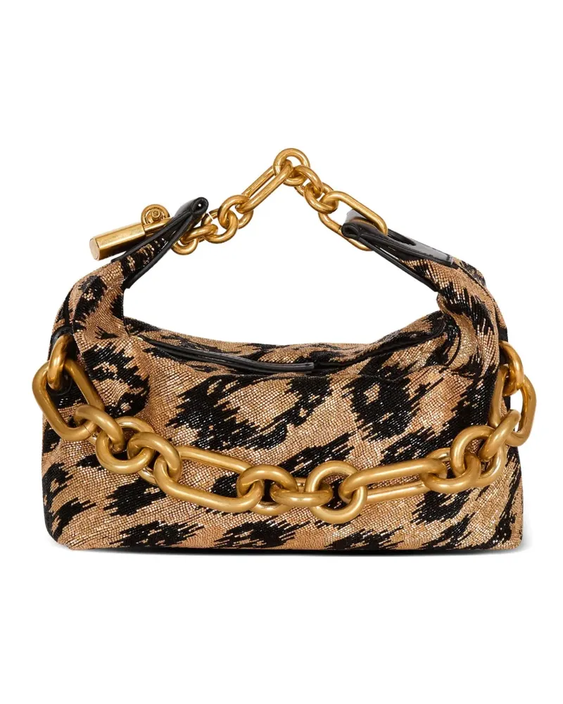 Balmain Mini Sync Schultertasche - Schwarz Schwarz