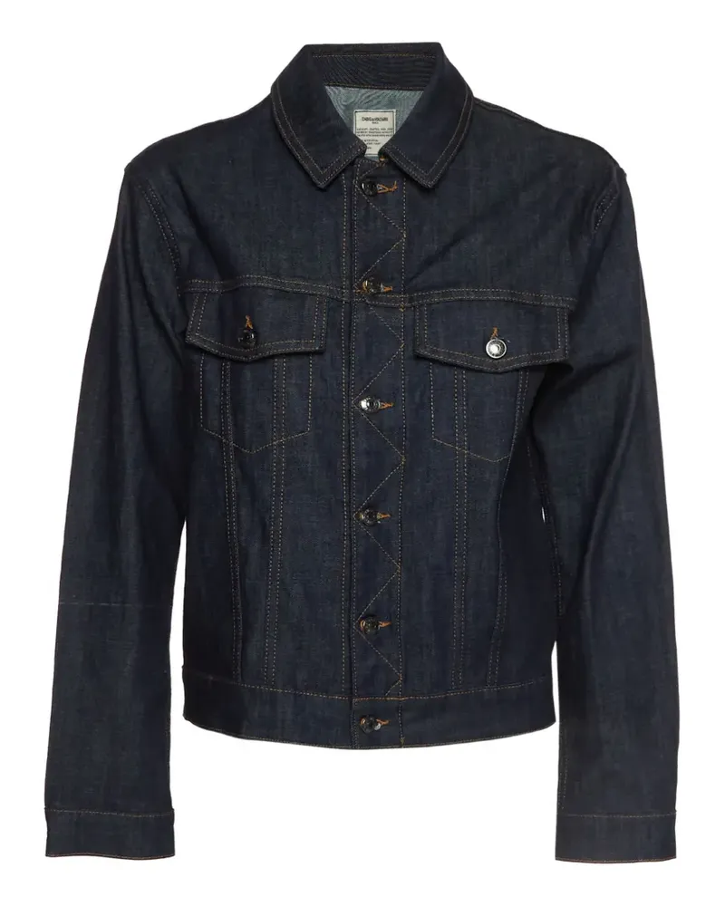Zadig & Voltaire Klassische Jeansjacke - Blau Blau
