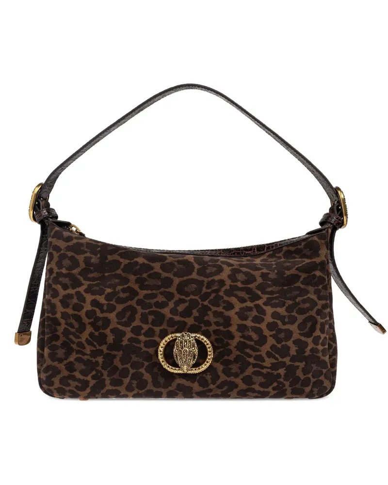 Kurt Geiger Chelsea Soft leopard-print shoulder bag - Braun Braun