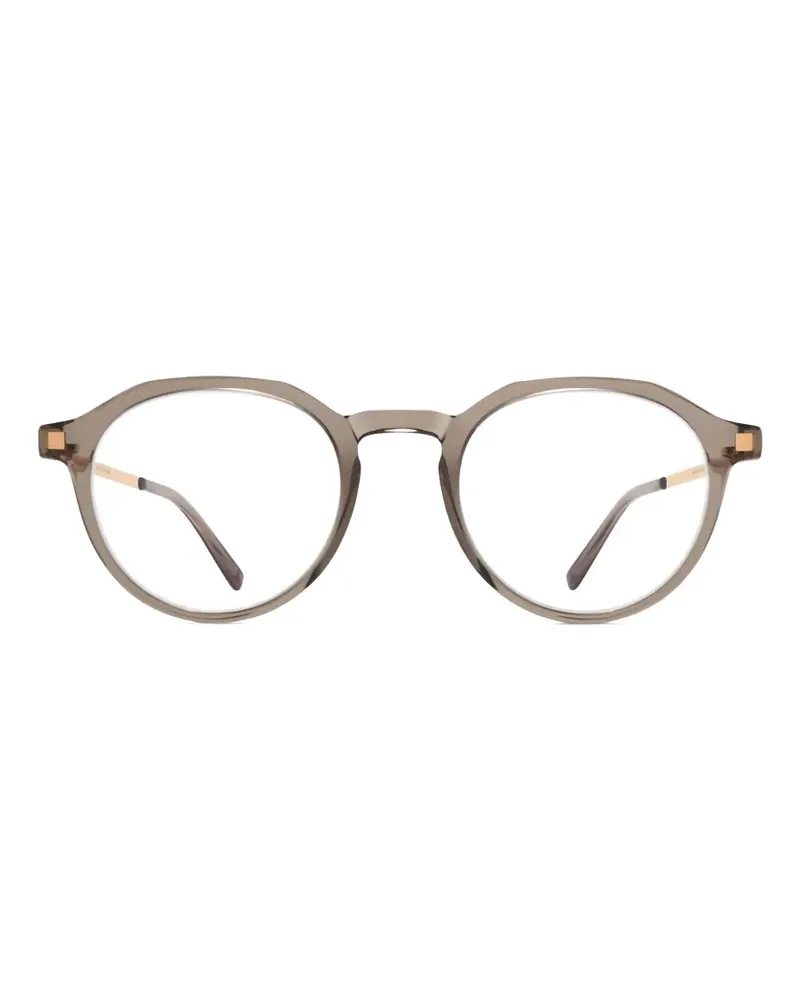 Mykita Saga Brille mit rundem Gestell - Grau Grau