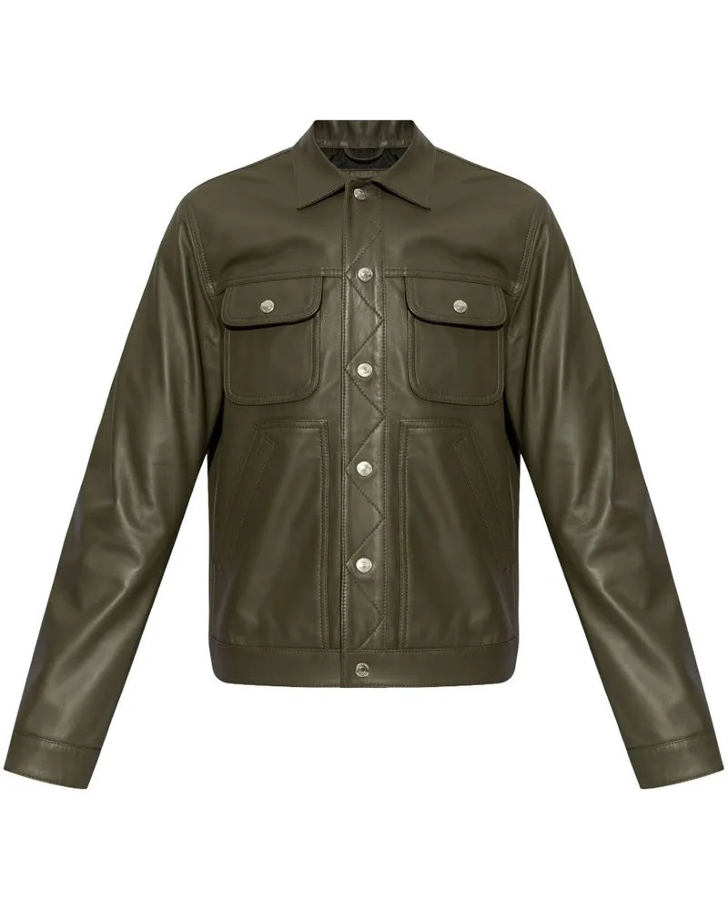 Dsquared2 Klassische Lederjacke - Braun Braun