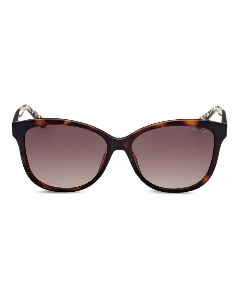 Guess tortoiseshell-effect cat-eye sunglasses - Braun Braun