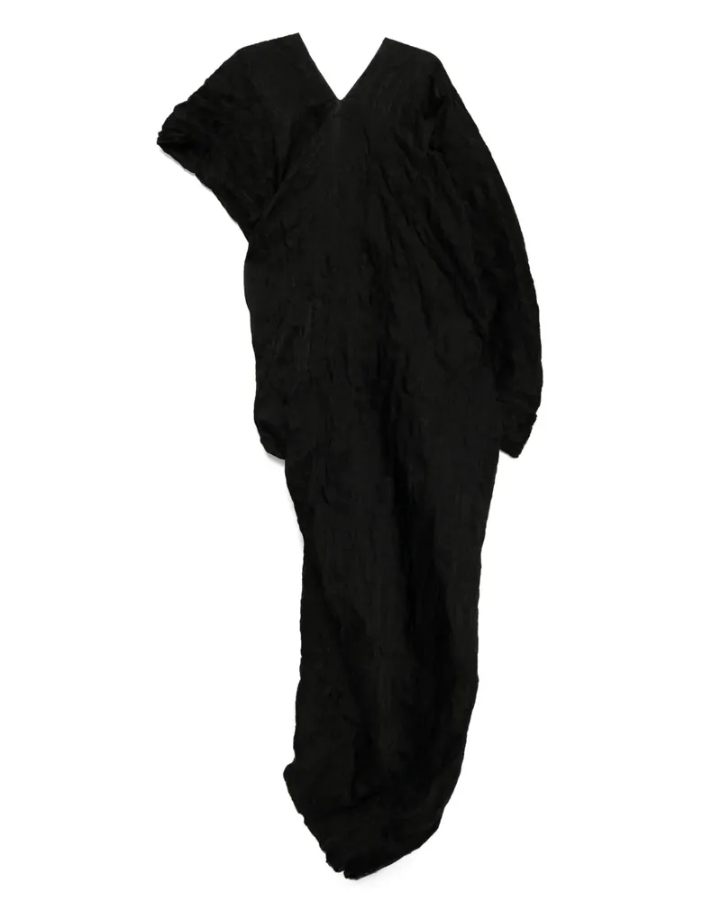 Uma Wang Aposy Kleid - Schwarz Schwarz