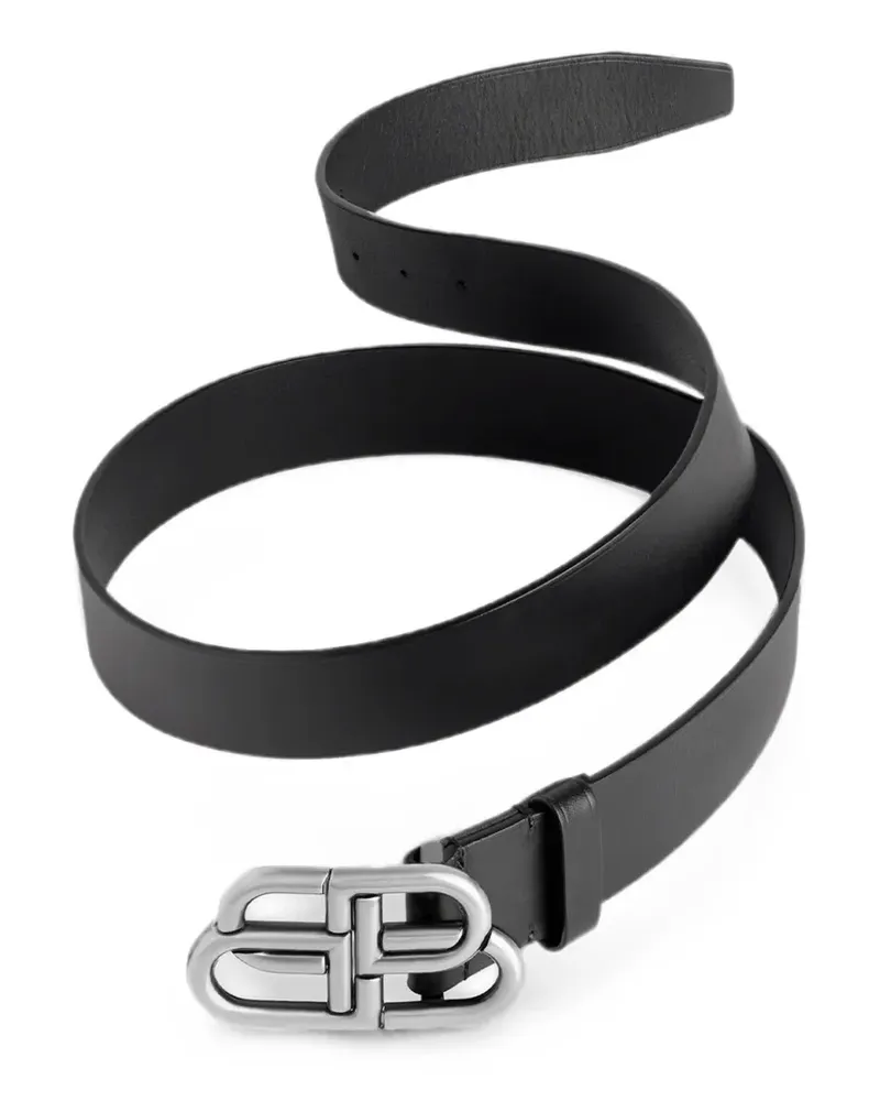 Balenciaga BB leather belt - Schwarz Schwarz