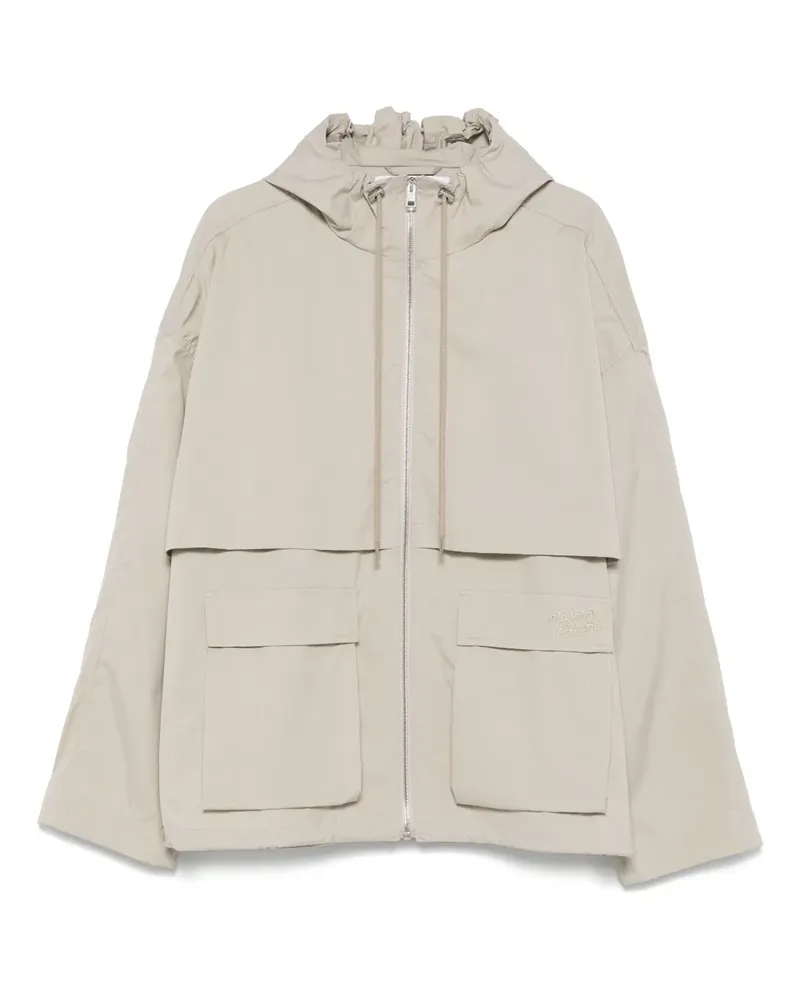 Kitsuné Windbreaker mit Kapuze - Nude Nude