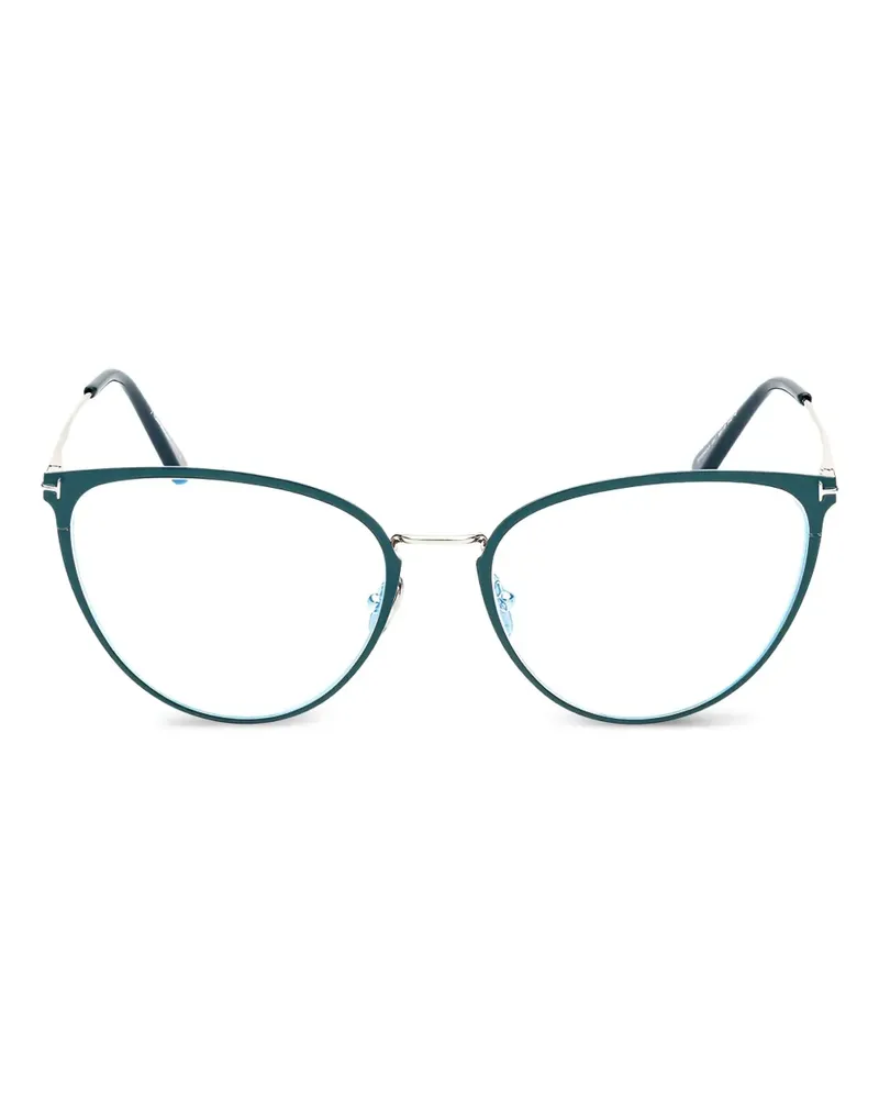 Tom Ford Brille im Cat-Eye-Design - Blau Blau