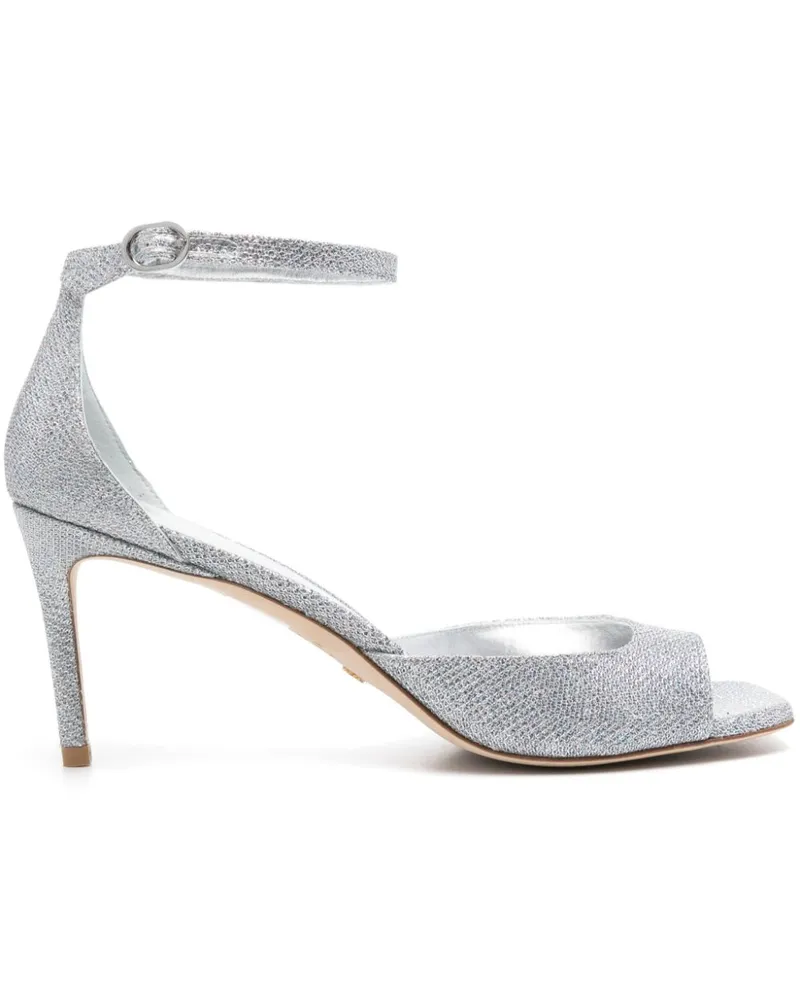Stuart Weitzman Nudistia Sandalen, 85mm - Silber Silber
