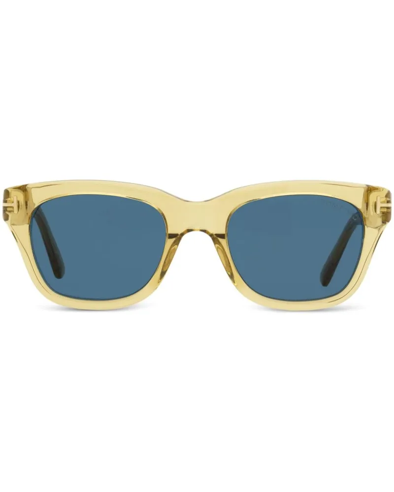 Tom Ford Snowdon Sonnenbrille mit eckigem Gestell - Nude Nude