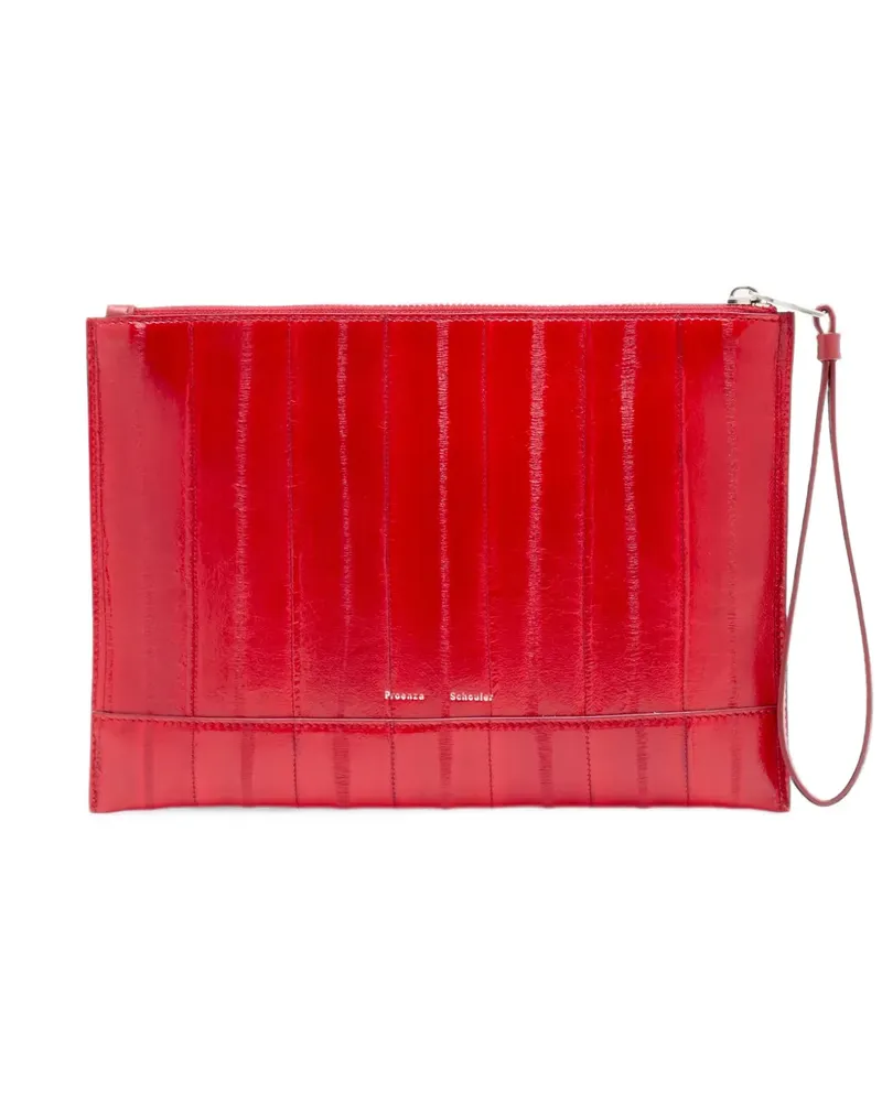 Proenza Schouler zip pouch in eel - Rot Rot