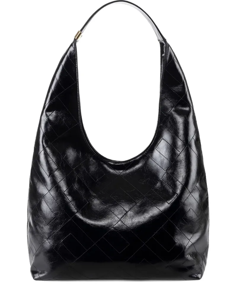 Elisabetta Franchi Gesteppte Schultertasche - Schwarz Schwarz