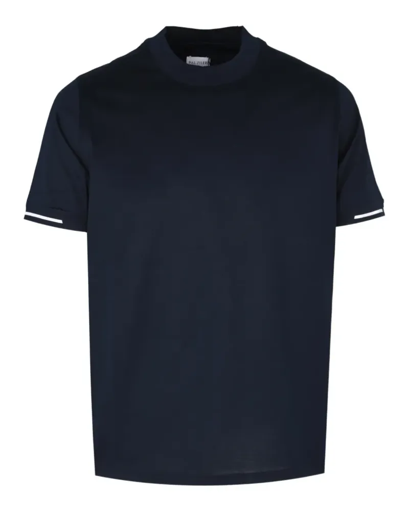 Pal Zileri stripe-detail crew-neck T-shirt - Blau Blau