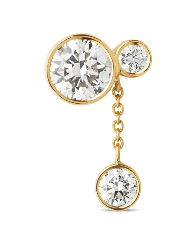 Sophie Bille Brahe Einzelner Stella Diamant Ohrring - Gold Gold