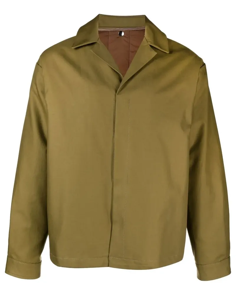 Costumein Hemdjacke mit Cuban-Kragen - Blau Blau