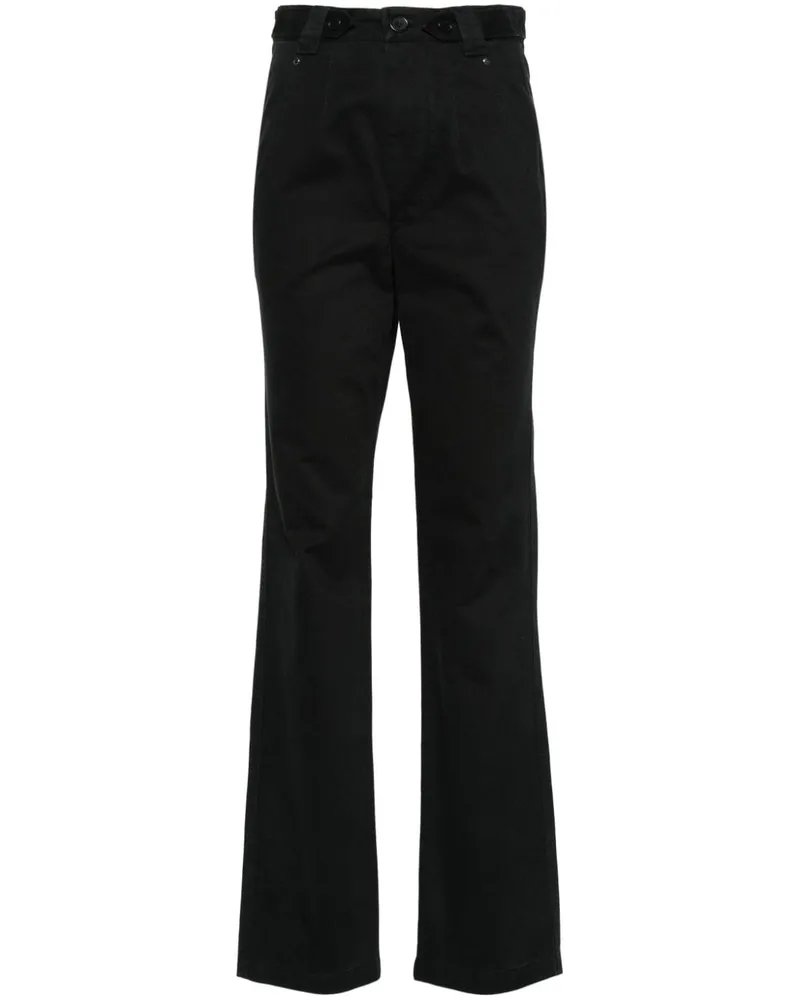 Isabel Marant Linali Hose mit geradem Bein - Schwarz Schwarz
