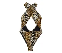 Italian Stallion' Badeanzug - Braun