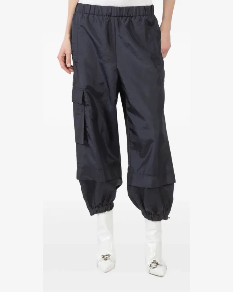 tibi Jogginghose mit aufgesetzten Taschen - Blau Blau