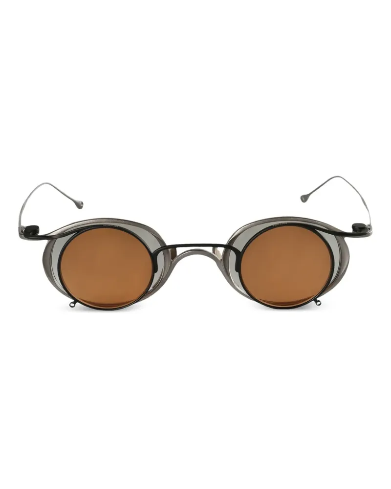 RIGARDS x Ziggy Chen runde Sonnenbrille - Silber Silber