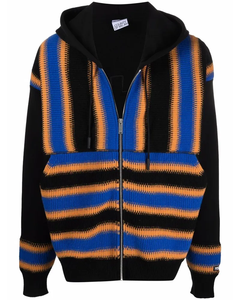 Marcelo Burlon | County of Milan Satellite Cross Kapuzenjacke Schwarz