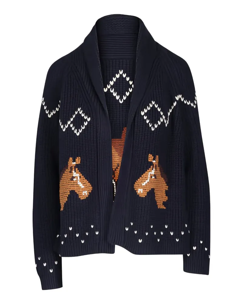 The Great The Horse Lodge cardigan - Blau Blau